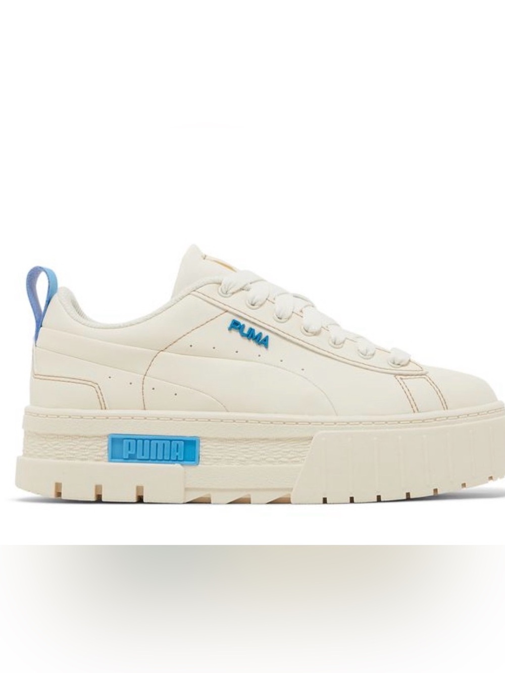 PUMA Mayze Infuse Pristine Ocean Dive Platform Sneakers – Women’s Size 9